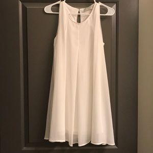 White minidress